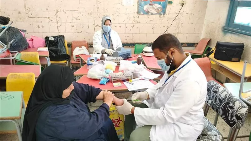 توقيع الكشف الطبي على 1655 حالة في قافلة علاجية بمغاغة