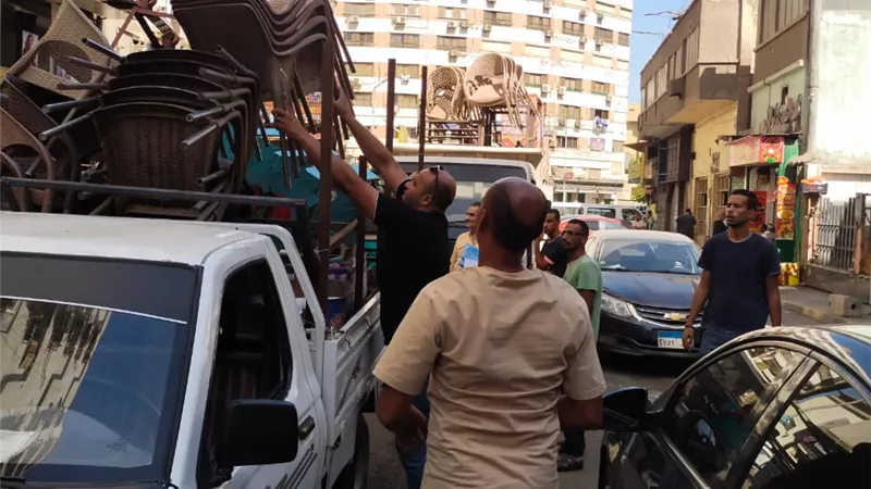 ضبط مخالفات بناء بالفراغ السياحي بالهضبة