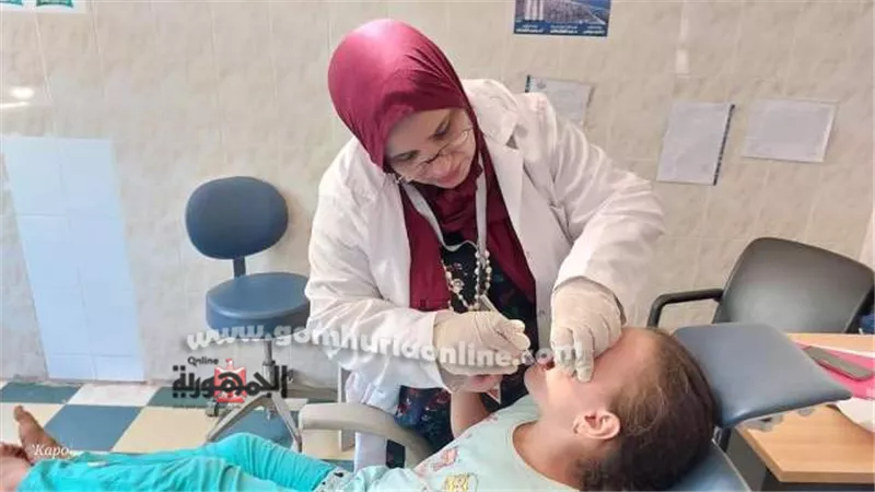 علاج ١٣٨٠ مواطنا بالمجان في قافلة طبية بدمياط