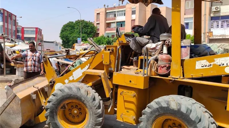 جهاز مدينة السادات يشن حملة لضبط المخالفات ورفع الإشغالات