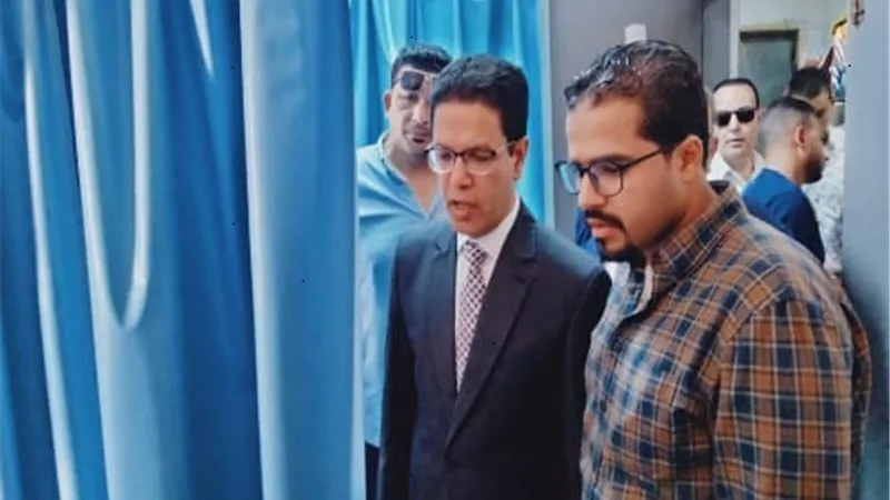 الجيزاوي يطمئن على مصابى حادث طريق الرياح التوفيقى ببنها