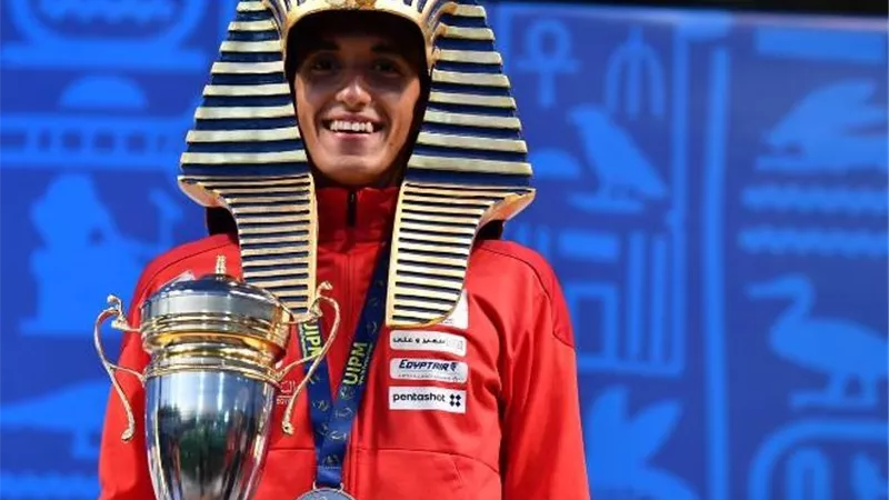أحمد الجندي يحصد ذهبية بطولة كأس التحدي العالمي للخماسي الحديث