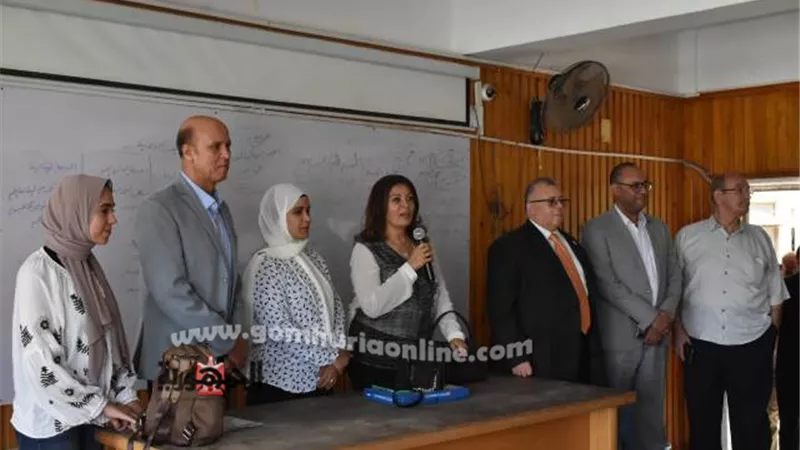 رئيس جامعة السادات تتفقد كليات الجامعة فى الاسبوع الاول للدراسة