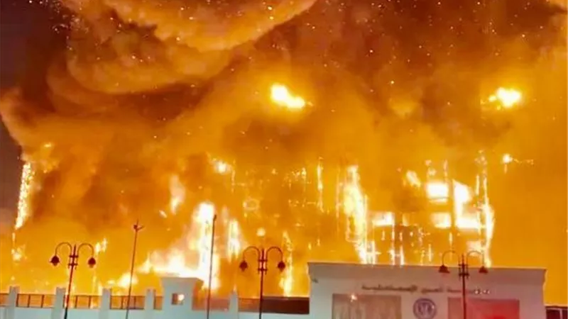 النائب العام يأمر بفتح تحقيق عاجل في حريق مبنى مديرية أمن الإسماعيلية