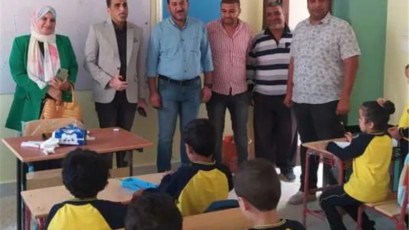 قيادات جهاز حدائق العاصمة تطمئن على الطلاب بأول أيام الدراسة صور