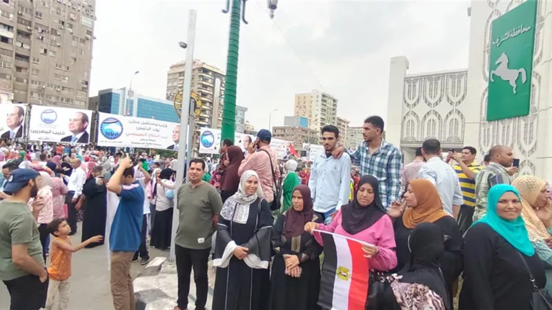 مظاهرة حب وتأييد للرئيس السيسي فى احتفالية كبرى بالشرقية