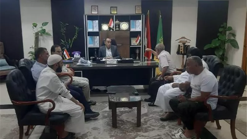 تفاصيل اجتماع جهاز الشروق مع ممثلى السكان والإستجابة لطلباتهم صور