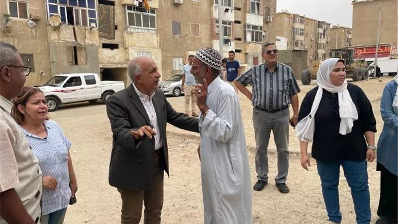 بدء تطوير منطقة الإيمان بمشروع تطوير العمران القائم فى السويس