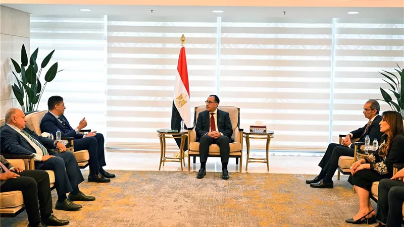 رئيس الوزراء يلتقي مسئولي شركة فوداكوم العالمية