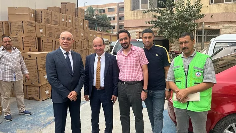 الجزار يطمئن على مخزون المستلزمات الطبية بمستشفى رمد بنها