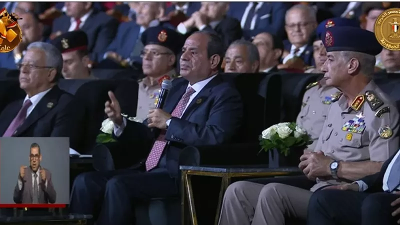 السيسي: حرب أكتوبر كانت قفزة وماكنش ممكن حد تاني يعملها إلا الجيش المصري