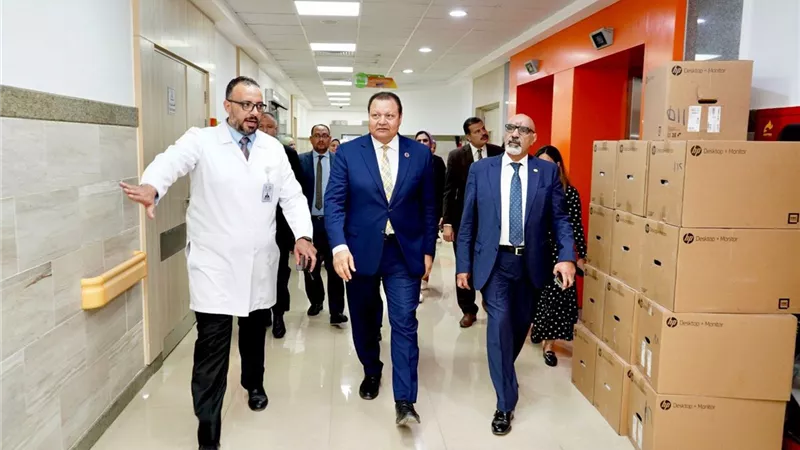رئيس هيئة الاعتماد والرقابة الصحية يُشيد بجاهزية مستشفى العاصمة