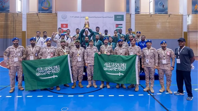 السعودية تفوز بالبطولة العربية العسكرية التاسعة للتايكوندو