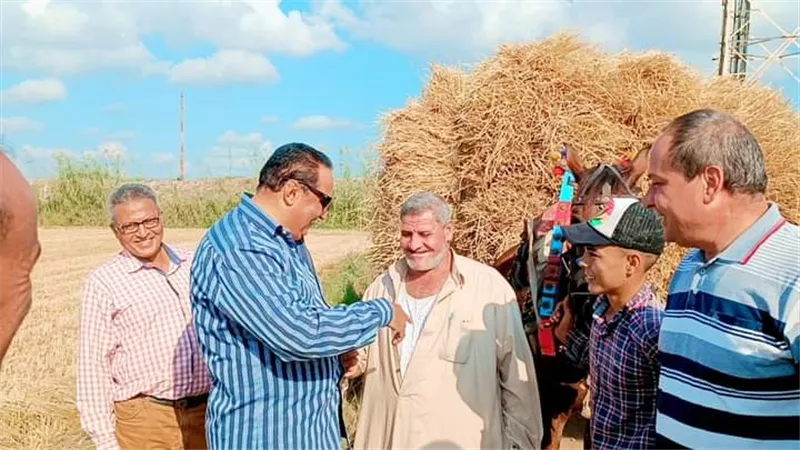 وكيل وزارة الزراعة بدمياط يحذر من خطورة حرق قش الأرز