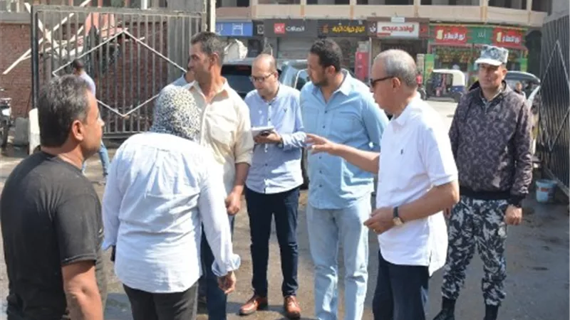 محافظ القليوبية يتابع إزالة الإشغالات بمدينتي الخصوص وشبرا الخيمة
