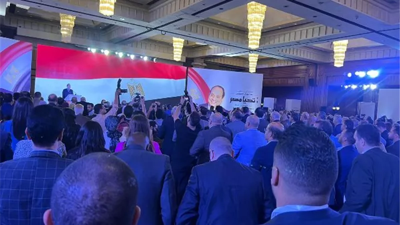 بدء فعاليات المؤتمر الاول لحملة المرشح الرئاسى عبدالفتاح السيسي