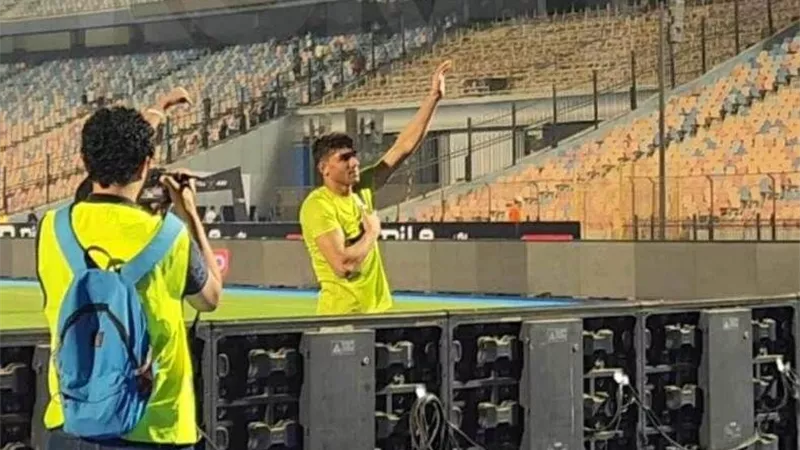 شاهد اعتذار محمد صبحي لجماهير الزمالك بعد مباراة البنك الأهلي