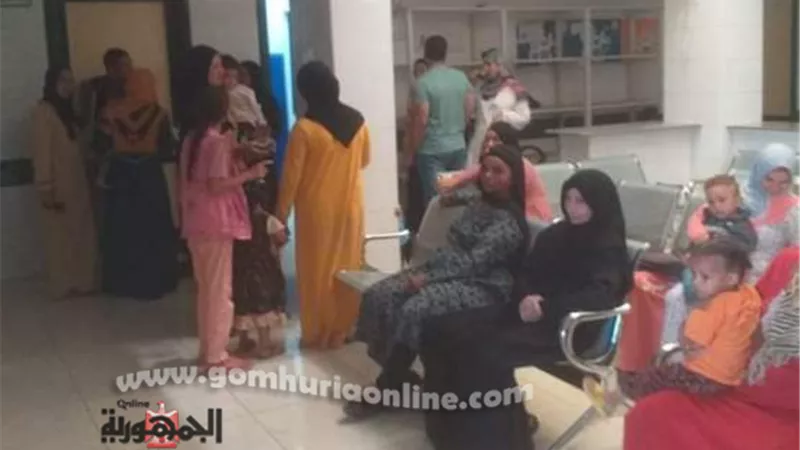 الكشف علي ٢٥٥ حالة في قافلة 