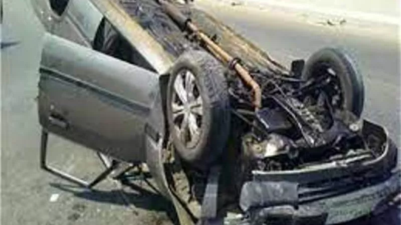 مصرع 2 في انقلاب سيارة على الطريق الصحراوى الشرقى بسوهاج