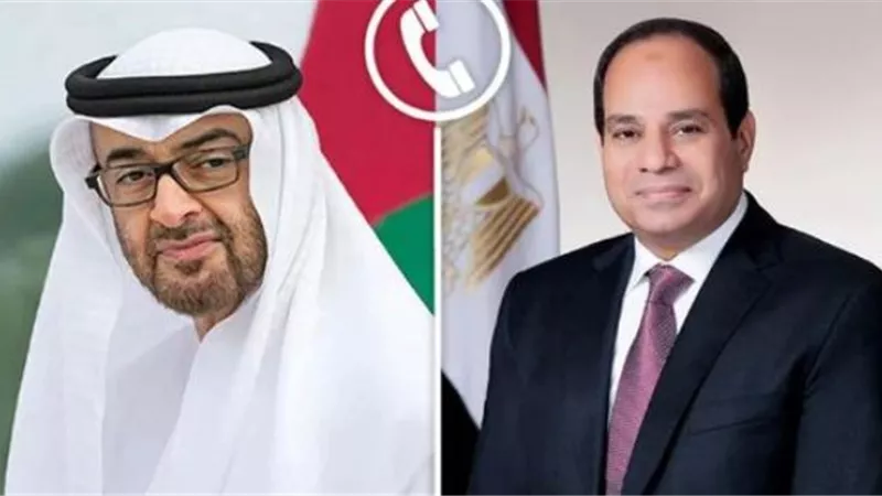 الرئيس السيسي ونظيره الإماراتي يبحثان مستجدات الأوضاع الفلسطينية