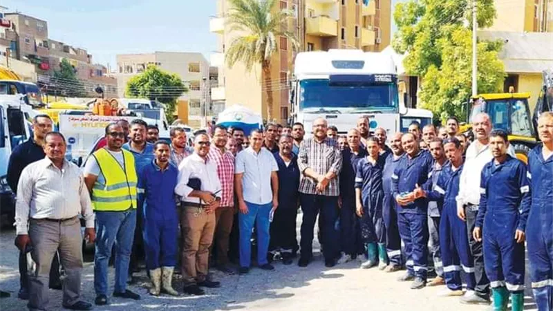 شركة مياه الشرب بسوهاج تعلن الاستعداد المبكر لاستقبال فصل الشتاء