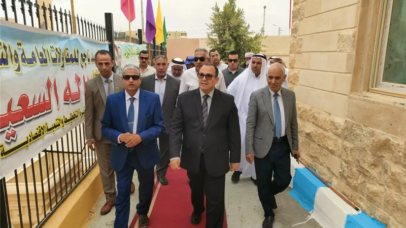 نائب محافظ شمال سيناء يفتتح الموقف الجديد والمركز التكنولوجي