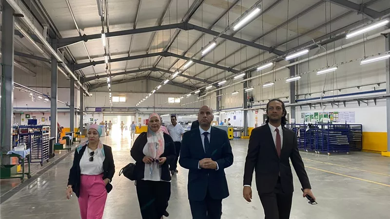 جولة ميدانية بشركة خاصة..وتفقد مركز تدريب مهني بالإسماعيلية