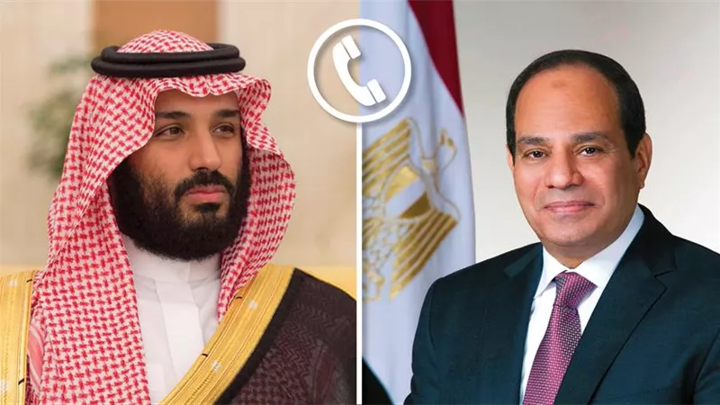 الرئيس وبن سلمان يتوافقان على مواصلة التشاور والتنسيق بين مصر والسعودية لتأكيد الرؤية بشأن القضية الفلسطينية