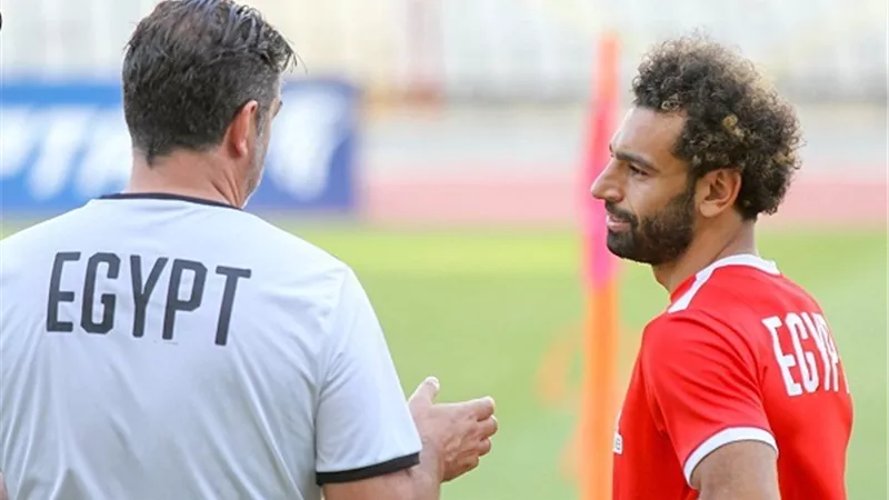 محمد صلاح يشارك فى مران الفراعنة استعدادًا لوديتي زامبيا والجزائر