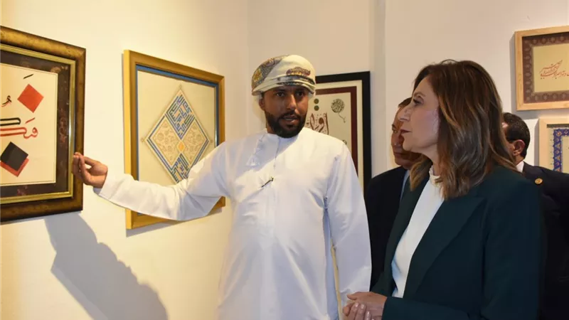 وزيرة الثقافة تفتتح ملتقى القاهرة الدولي لفن الخط العربي