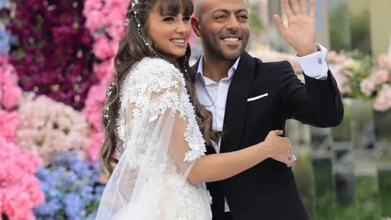 نانسي نور عن زواجها من تامر عاشور: أنا سعيدة الحظ