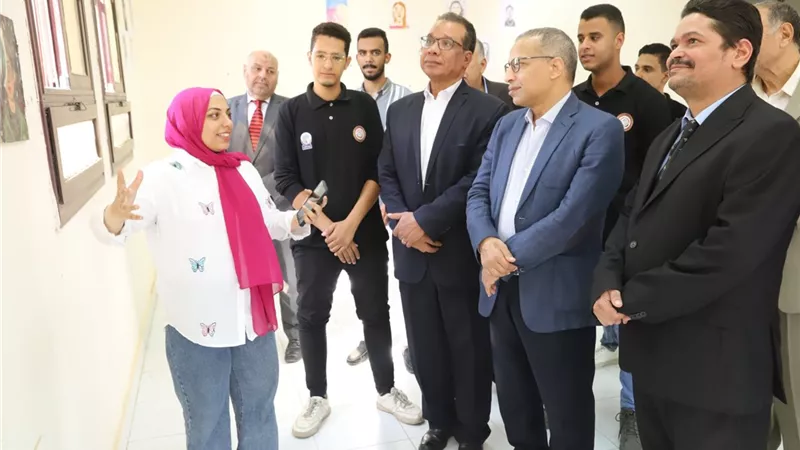 حفل استقبال الطلاب الجدد بكلية الطب البيطري