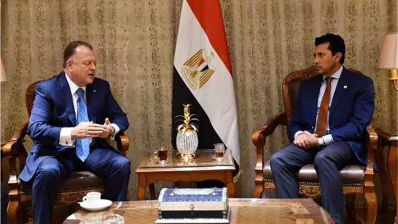 تفاصيل اجتماع وزير الرياضة مع رئيس الاتحاد الدولي للجودو