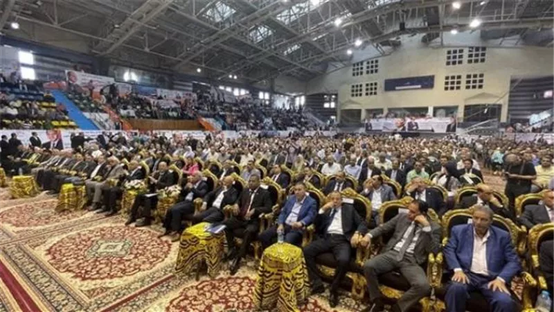 بدء المؤتمر الحاشد لاتحاد العمال لدعم السيسى فى الانتخابات الرئاسية