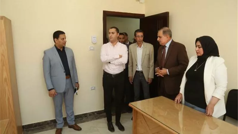محافظ كفر الشيخ يفتتح أعمال تطوير ورفع كفاءة الإدارة العامة