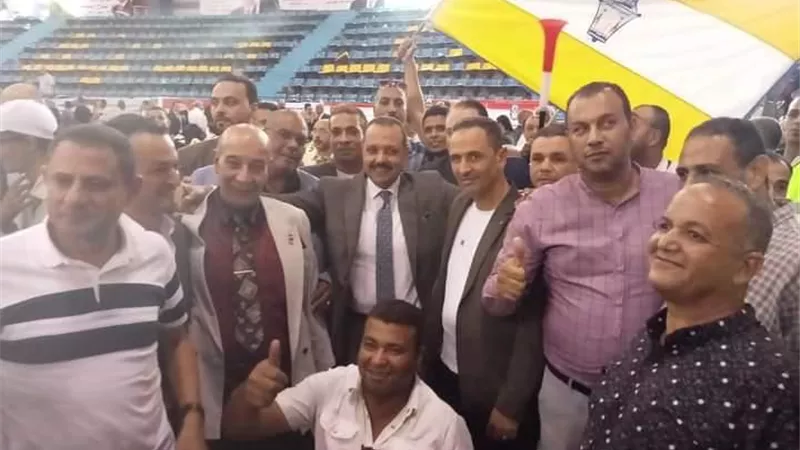 المرافق تشارك في المؤتمر العمالي لتأييد الرئيس السيسي