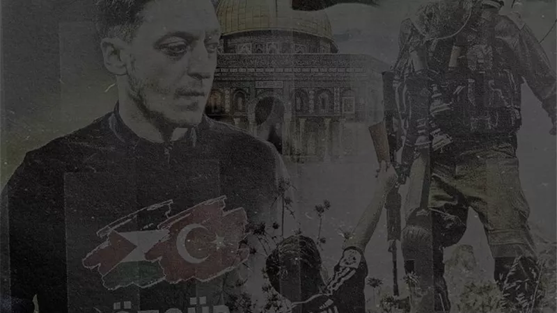 مسعود أوزيل داعما فلسطين : من فضلكم أوقفوا الحرب