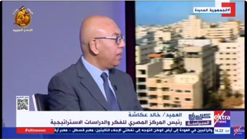 عكاشة: تشبية القضية الفلسطينية بالجماعات المتطرفة مغازلة للرأى العام الدولى