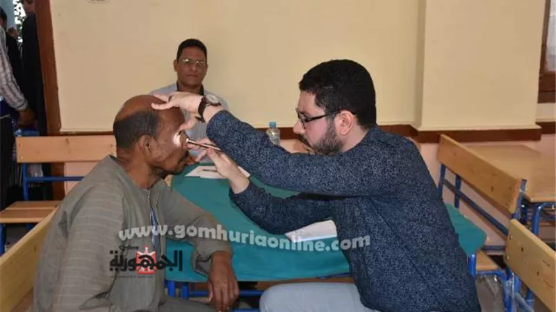 جامعة السادات توجه قافلة متكاملة لقرية 