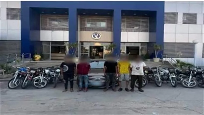 حبس تشكيل عصابي تخصص في سرقة الدراجات النارية بالخليفة
