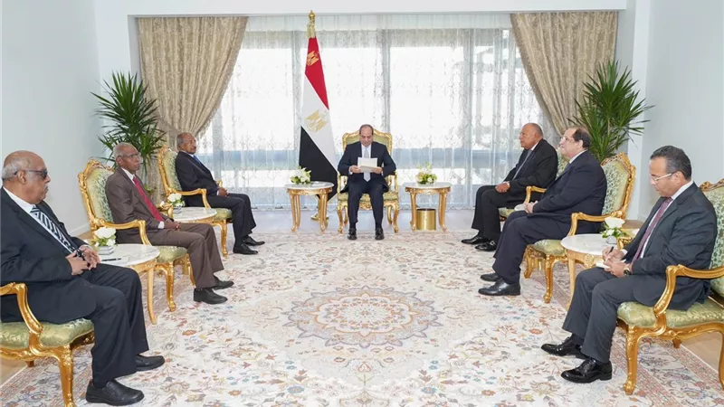 الرئيس يتسلم رسالة خطية من نظيره الإريترى للتطلع لتطوير العلاقات بين البلدين