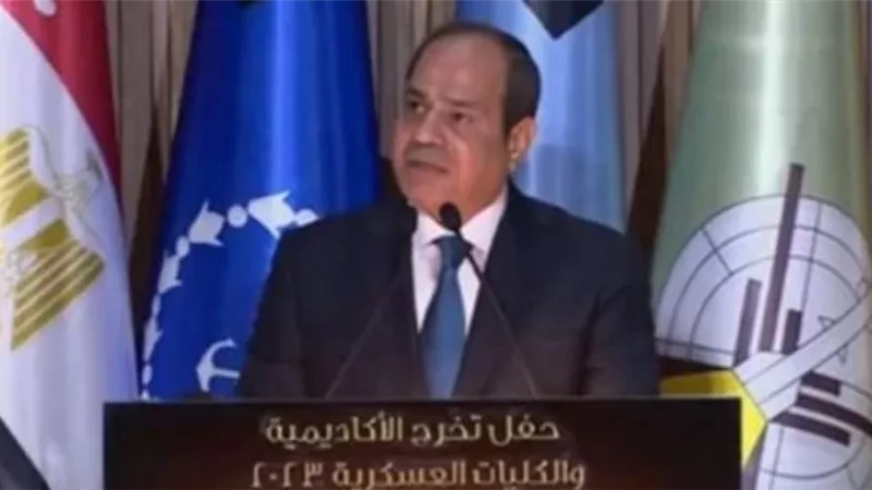 الرئيس السيسي: ما يحدث في القضية الفلسطينية يخل بمبادئ القانون الدولي والإنساني
