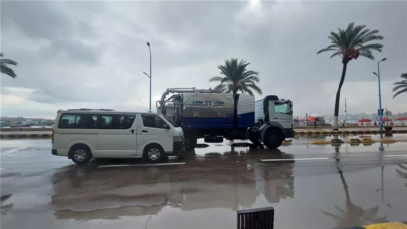 امطار متوسطه مفاجأه بالاسكندريه
