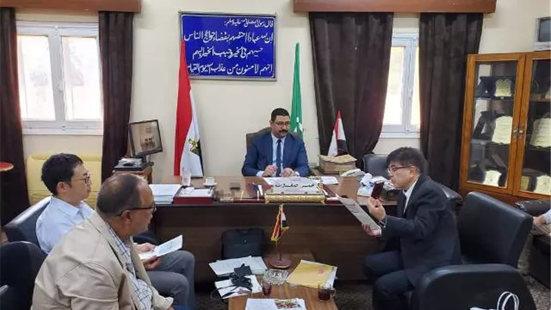 زراعة المنيا تستقبل فريق خبراء مشروع تحسين الزراعة الموجه