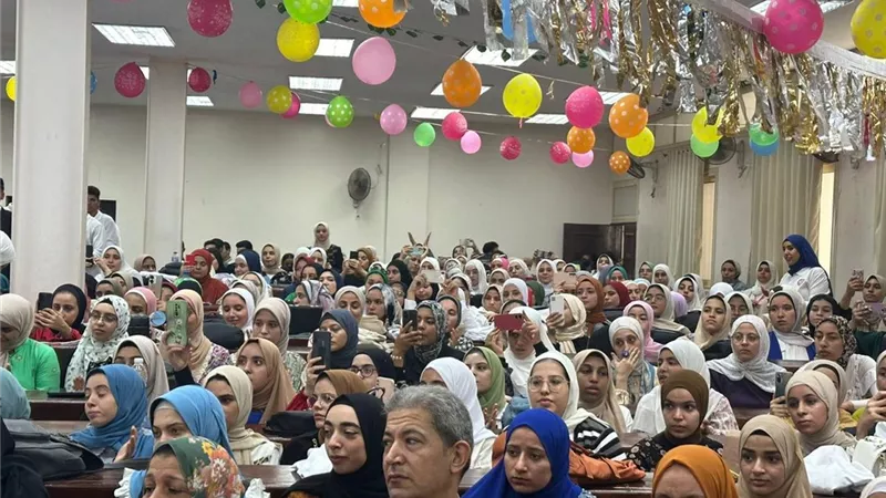 حفل استقبال للطلاب الجدد بكلية التمريض