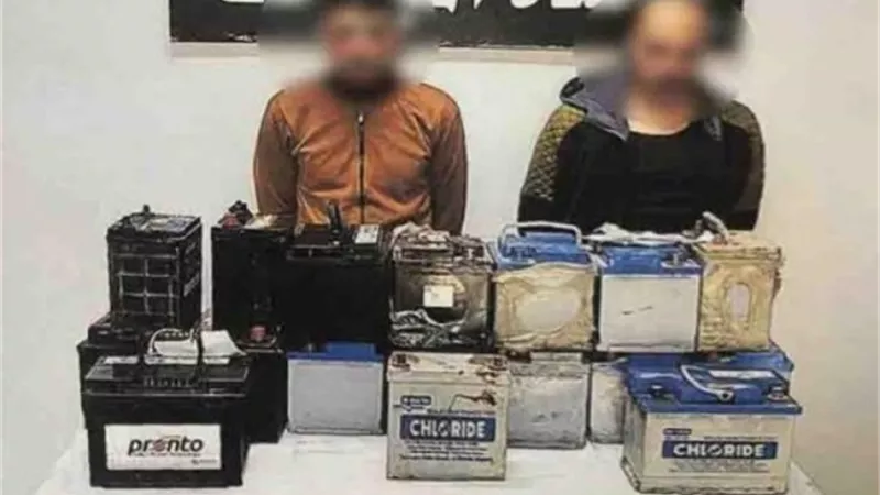 القبض على تشكيل عصابى تخصص فى سرقة بطاريات السيارات بالشرقية