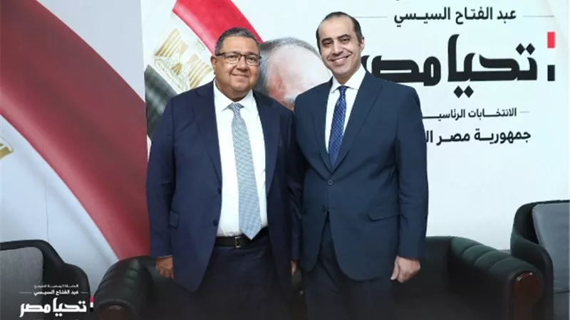 الحملة الرسمية للمرشح الرئاسي عبد الفتاح السيسي تستقبل زياد أحمد