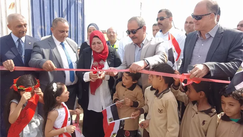 محافظ الإسماعيلية يفتتح مدرسة الشهيد كريم مصطفى في العيد القومي