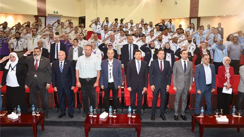 وزير الشباب يشهد اطلاق الرقم الموحد للكشافة والمرشدات