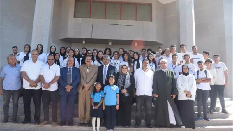 الأحتفال بذكرى انتصارات أكتوبر بمجمع اعلام الغردقة